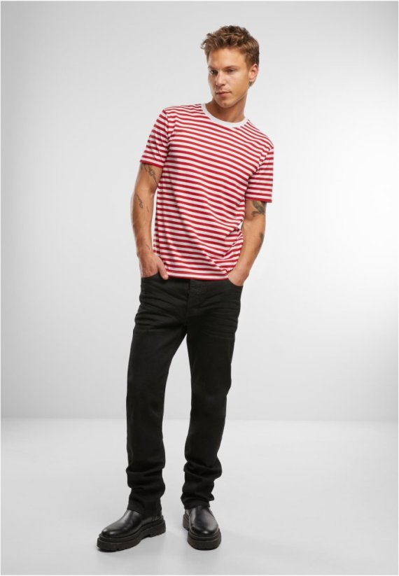 Jerseyshirt Stripe Tee - red/white