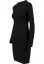 Šaty Ladies Rib Dress - black