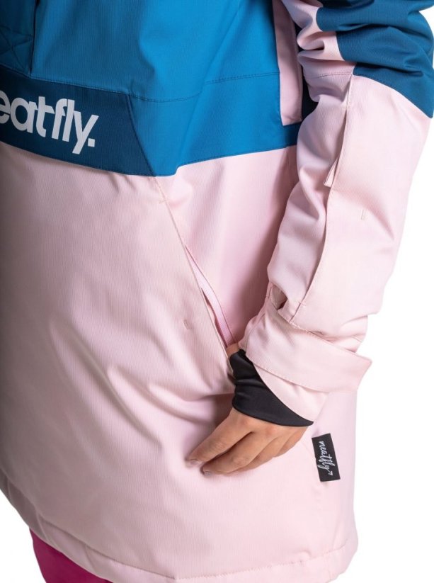 Zimní snowboardová dámská bunda Meatfly Aiko Premium powder pink
