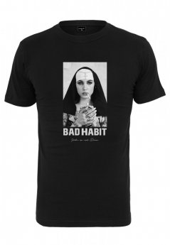 Pánské tričko Mister Tee Bad Habit - černé