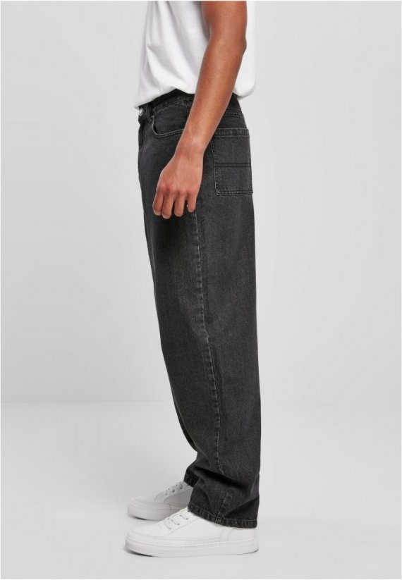 Čierne pánske džínsy Urban Classics 90's Jeans