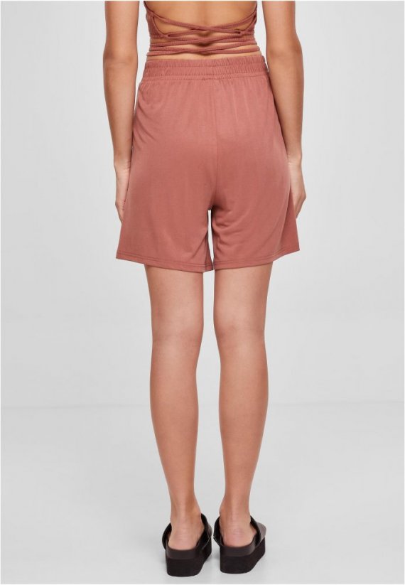 Ladies Modal Shorts - terracotta