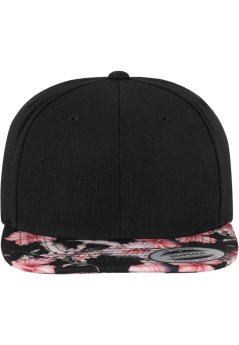 Unisex kšiltovka Urban Classics Floral Snapback - barevný kšilt