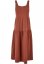 Ladies 7/8 Length Valance Summer Dress - terracotta