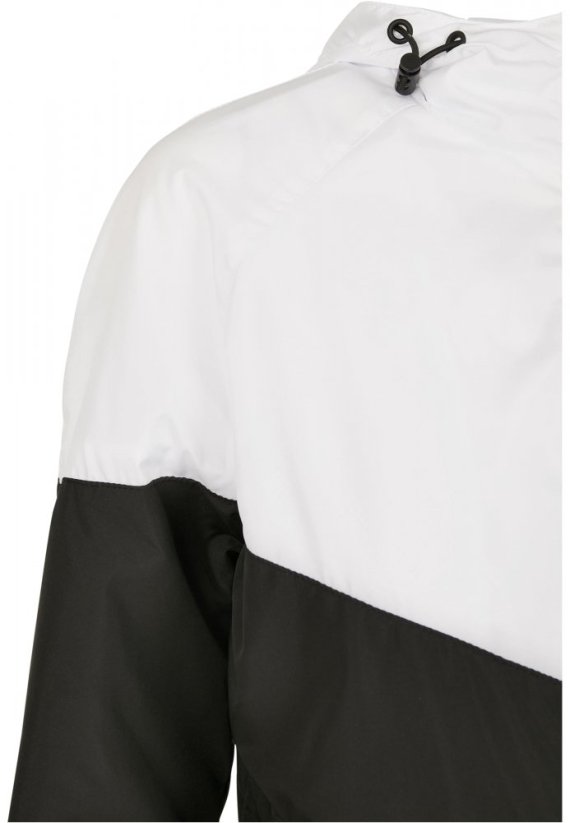 Dámská jarní/podzimní bunda Urban Classics Ladies Arrow Windbreaker - bílá,černá