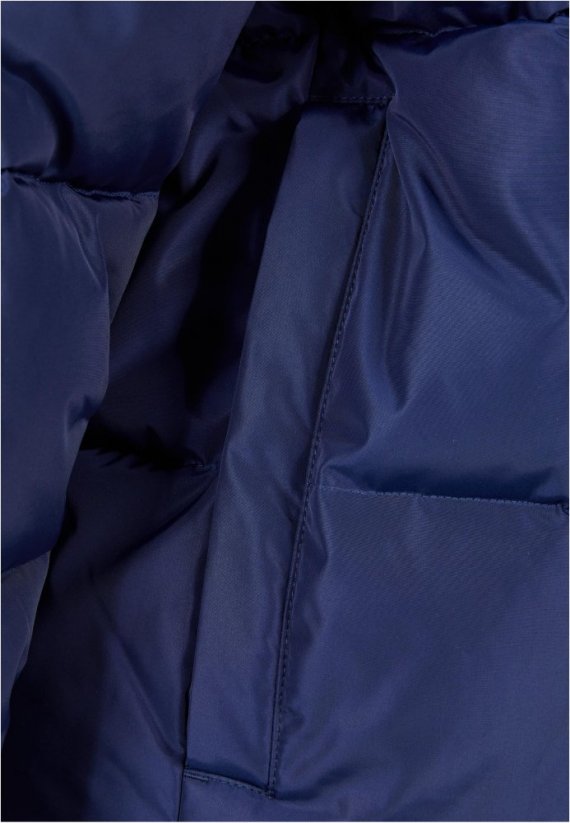 Pánska zimná bunda Urban Classics Raglan Puffer - modrá