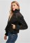 Dámská bunda Urban Classics Corduroy Puffer - černá