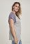 Tričko Urban Classics Ladies Contrast Raglan Tee - grey/dustypurple