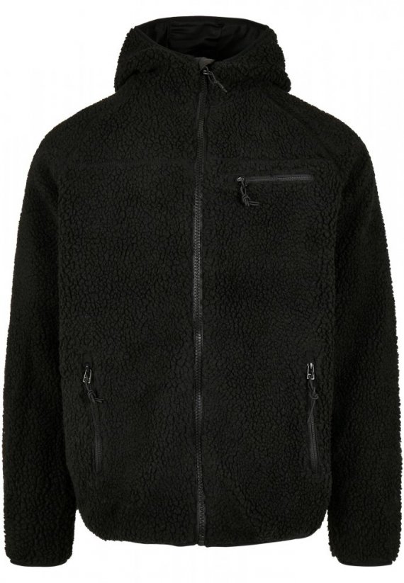 Čierna pánska bunda Brandit Teddyfleece Worker Jacket