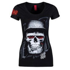 Blood Skull Hat Black D-Shirt