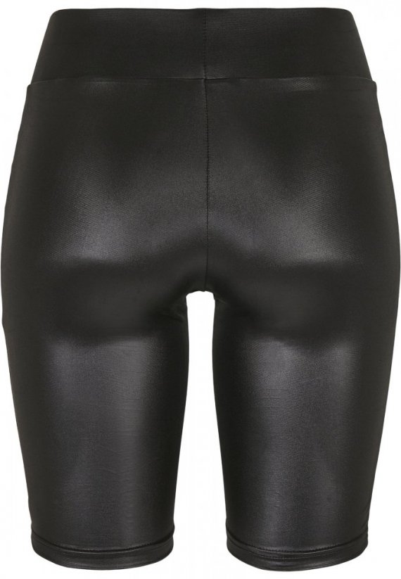 Kraťasy Urban Classics Ladies Imitation Leather Cycle Shorts - black