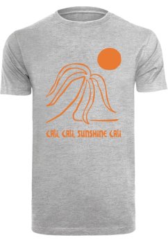 Sunshine Cali Tee white L - heather grey