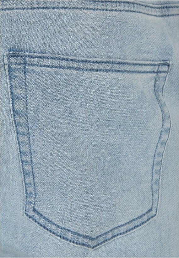Knitted Denim Jogpants - lighter washed