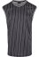 Striped Mesh Tanktop white/black XXL - black/white