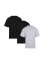 Tall Tee 3-Pack white+white+black XXL - black+black+white