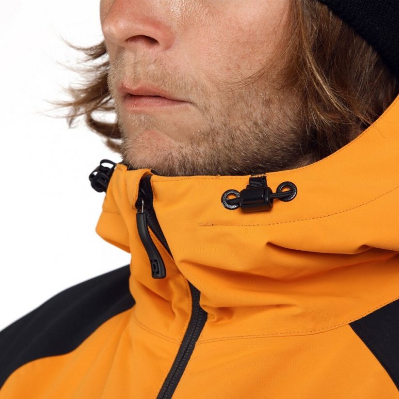 Zimowa snowboardowa męska kurtka Horsefeathers Crown - pomarańczowa, szara, czarna