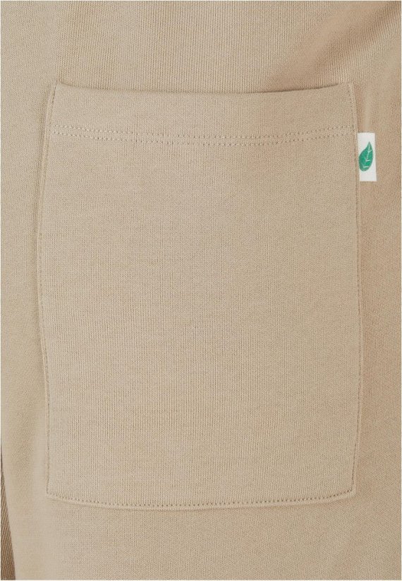 Damskie spodnie dresowe Urban Classics Ladies Organic Ultra Wide - beż