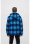Pánska bunda Brandit Lumberjacket Hooded - čierna, modrá