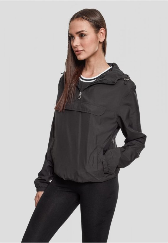 Dámská jarní/podzimní bunda Urtban Classics Ladies Basic Pullover - černá