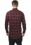 Koszula Urban Classics Long Checked Flanell Shirt - blk/burgundy