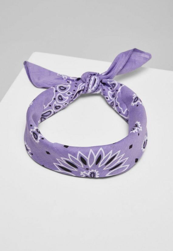 Multicolor Bandana 3-Pack - violet+white+rose