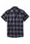 Černo/šedá pánská košile Brandit Checkshirt Halfsleeve