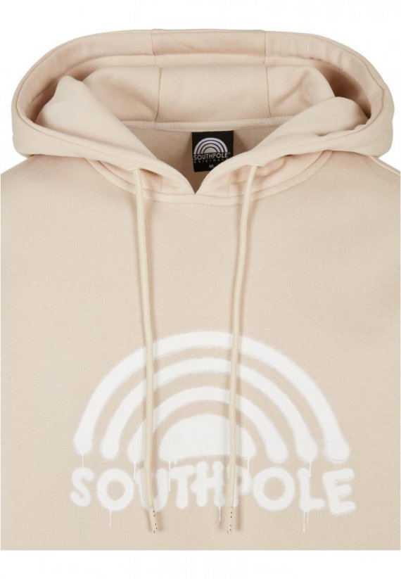 Southpole Spray Logo Hoody - sand