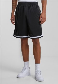 Stripes Mesh Shorts blkredwht XL - blkblkwht