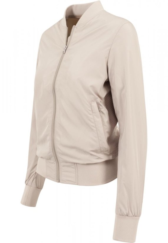 Dámská jarní/podzimní bomber bunda Urban Classics - béžová