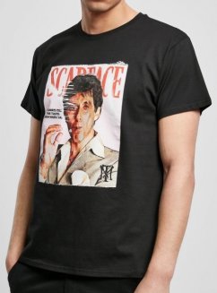 Pánské tričko Scarface Magazine Cover Tee black