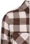 Ladies Turnup Checked Flanell Shirt - pink/brown