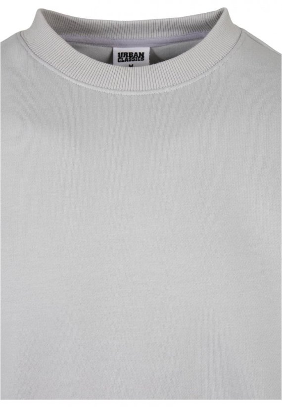 Světle šedá pánská mikina Urban Classics Crewneck Sweatshirt
