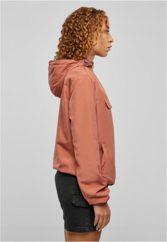 Dámská jarní/podzimní bunda Urban Classics Ladies Basic Pullover - hnědá