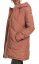 Hnědo/růžový dámský zimní kabát Roxy Better Weather