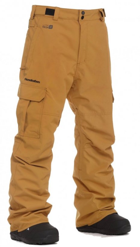 Męskie spodnie snowboardowe Horsefeathers Rowen - żółte