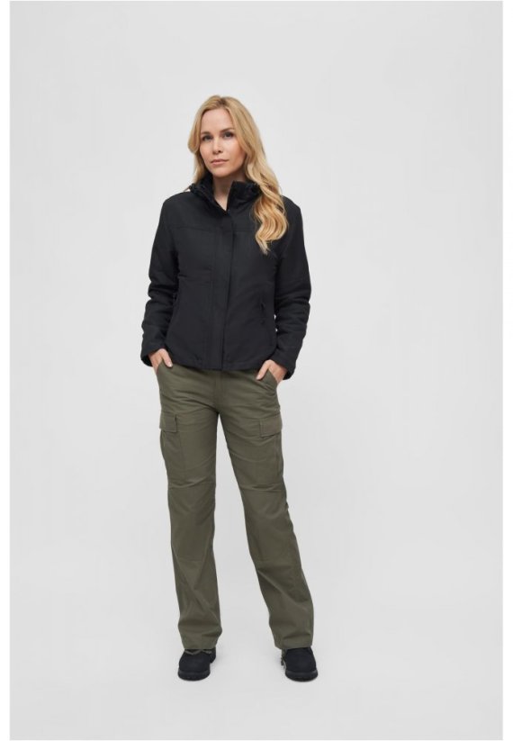Dámská bunda Brandit Windbreaker Frontzip - černá