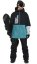 Černo/modrá pánská zimní snowboardová bunda Horsefeathers Morse II