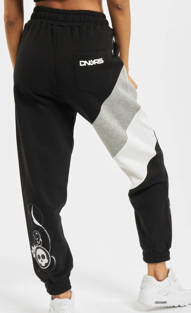 Černo/šedo/bílé dámské tepláky Dangerous DNGRS / Sweat Pant Skull