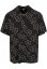 Pánská košile Urban Classics Viscose AOP Resort Shirt - černá