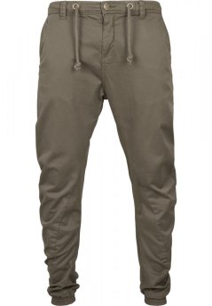 Stretch Jogging Pants - olive