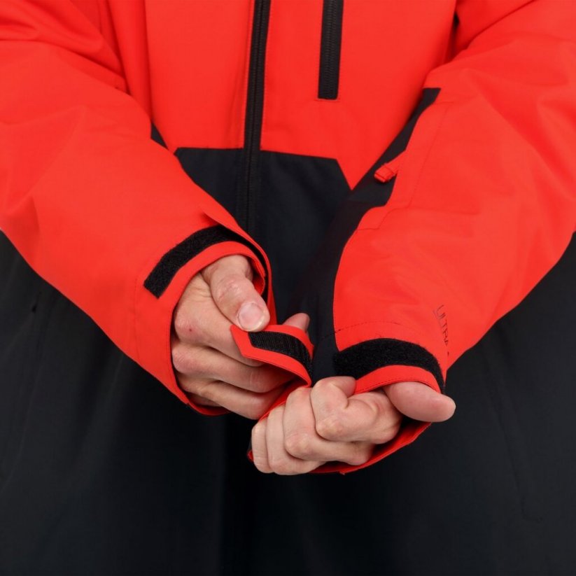Zimná snowboardová pánska bunda Horsefeathers Crown - červená, čierna