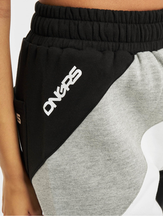 Černo/šedo/bílé dámské tepláky Dangerous DNGRS / Sweat Pant Skull