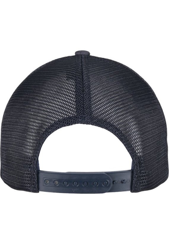 110 Flexfit Melange Trucker - heather/navy