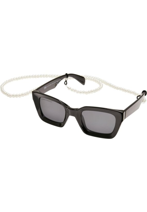 Sunglasses Poros With Chain - black/black