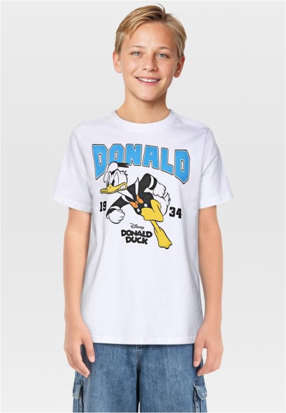 T-Shirt 2 Pack- kurzarm - Donald & Ducktales white+heathergrey 146/152
