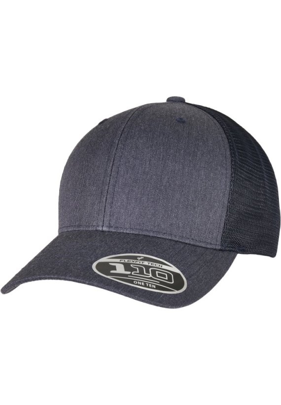 110 Flexfit Melange Trucker - heather/navy