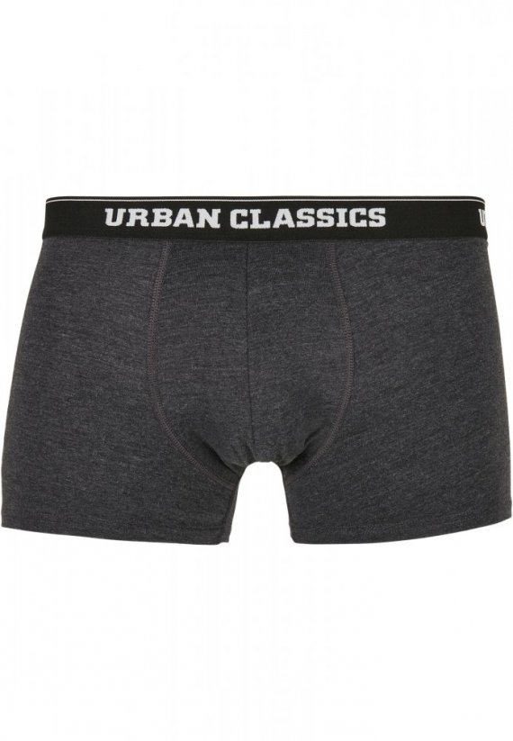 Organic Boxer Shorts 3-Pack - pinstripe aop+charcoal+jasper