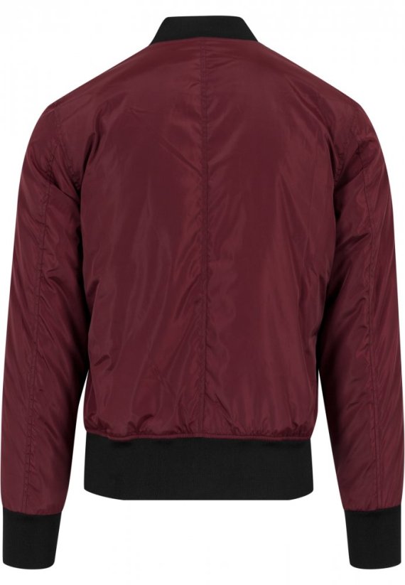 Vínová pánská bomber bunda Urban Classics 2-Tone