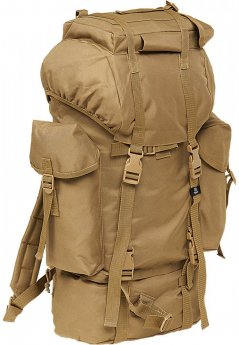 Turistický batoh Brandit Nylon Military 65l - hnedý