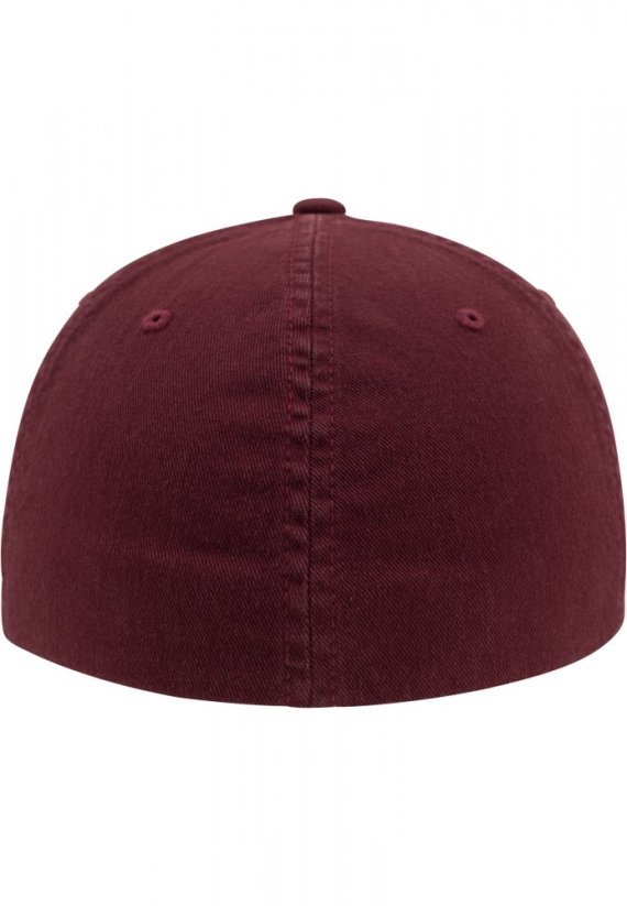 Flexfit Garment Washed Cotton Dad Hat - maroon